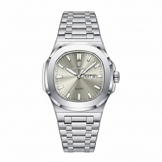 The Monaco Steel Watch
