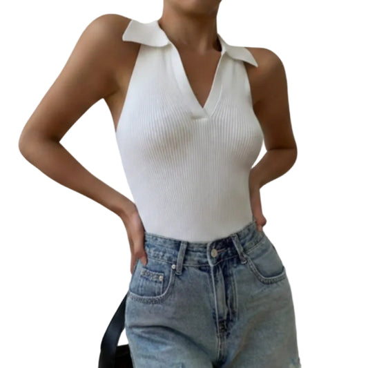 The Viviana V-neck Polo