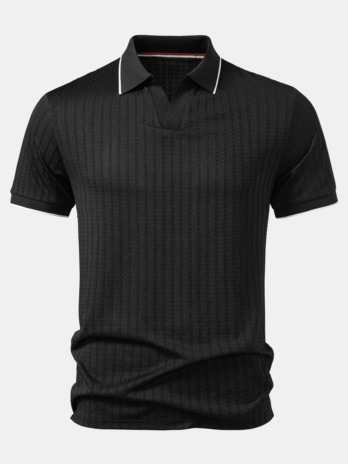 The Contrast Knit Polo