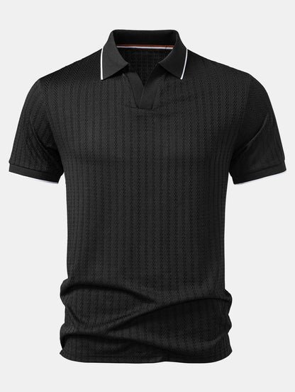 The Contrast Knit Polo