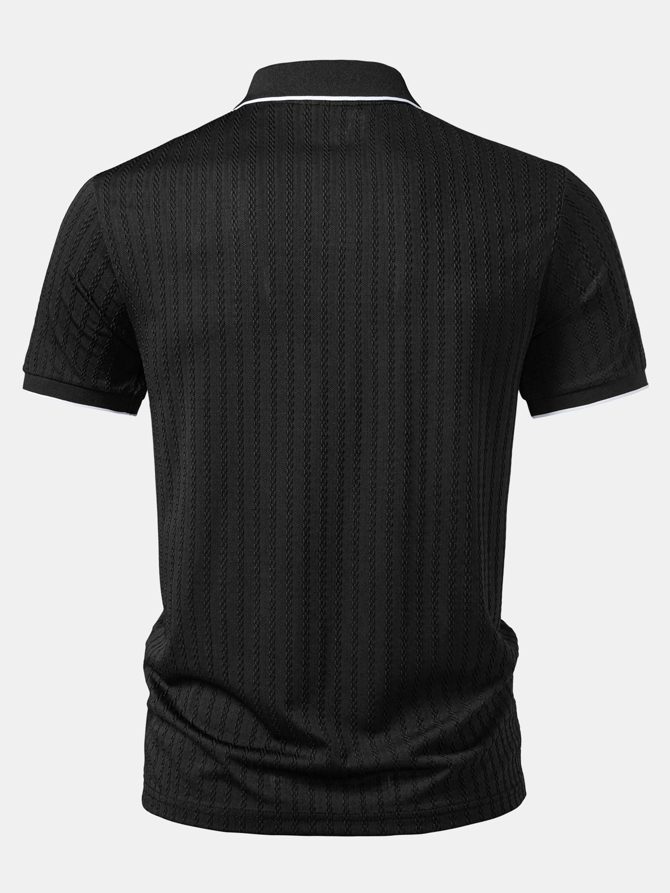 The Contrast Knit Polo