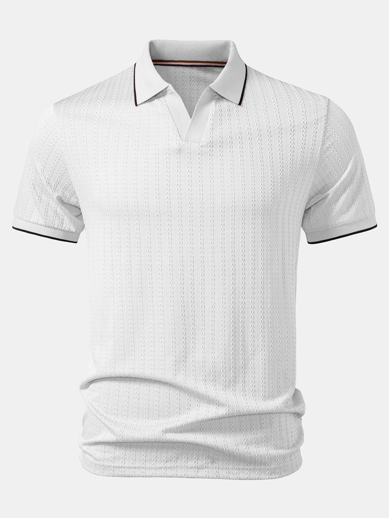 The Contrast Knit Polo