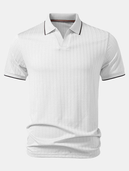 The Contrast Knit Polo