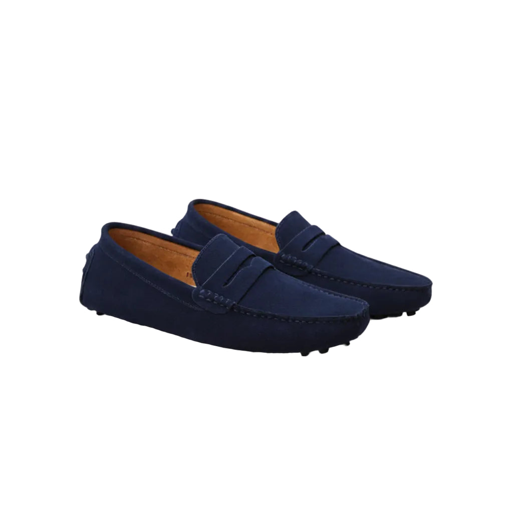 Suede Boat Loafers