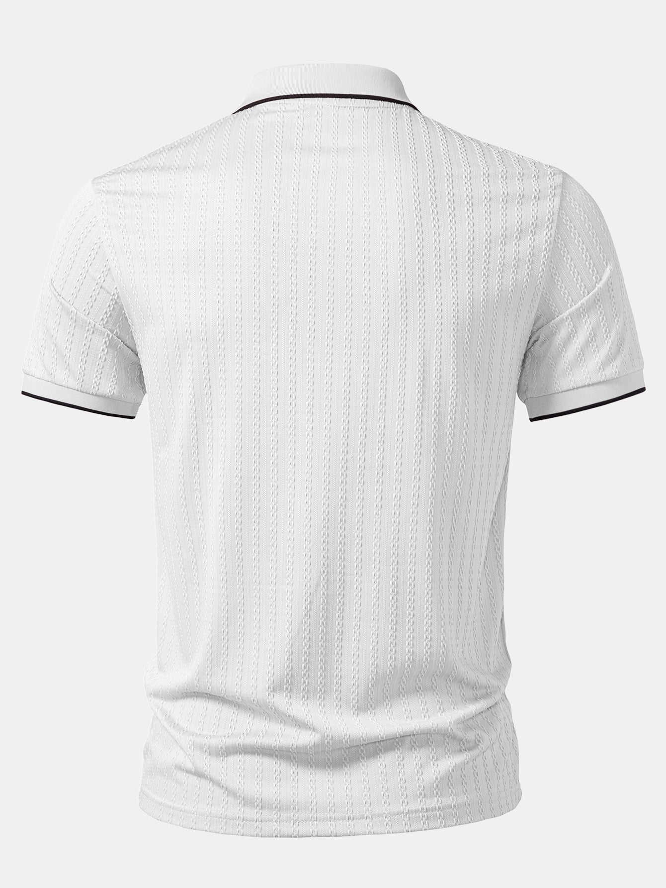 The Contrast Knit Polo