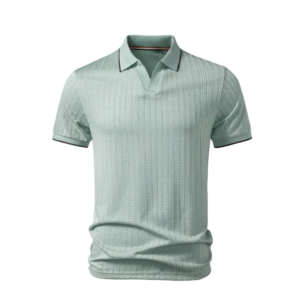 The Contrast Knit Polo