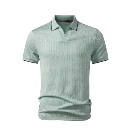 The Contrast Knit Polo