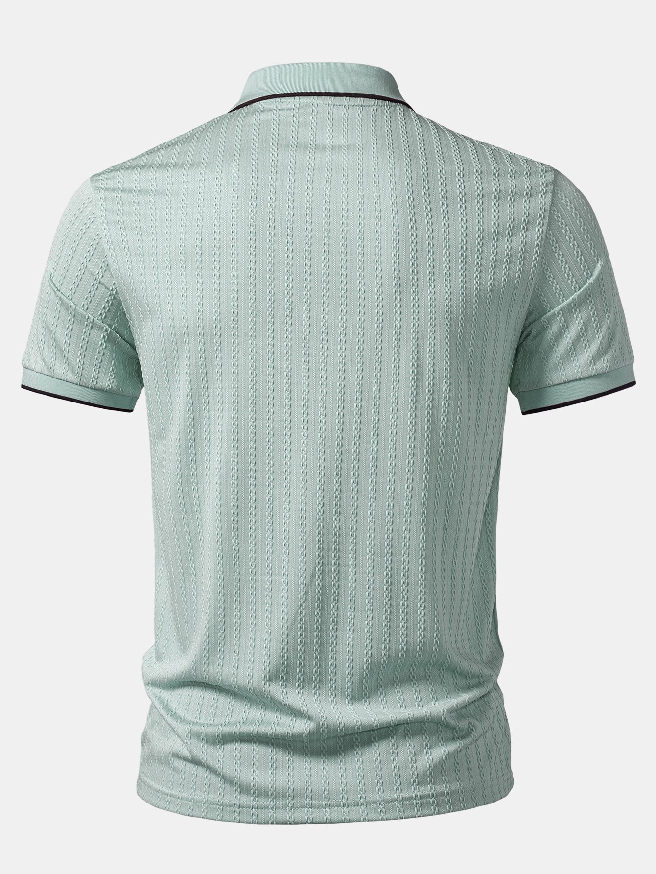 The Contrast Knit Polo
