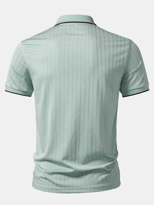 The Contrast Knit Polo