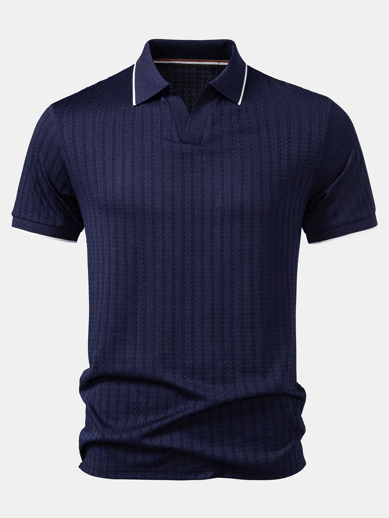 The Contrast Knit Polo