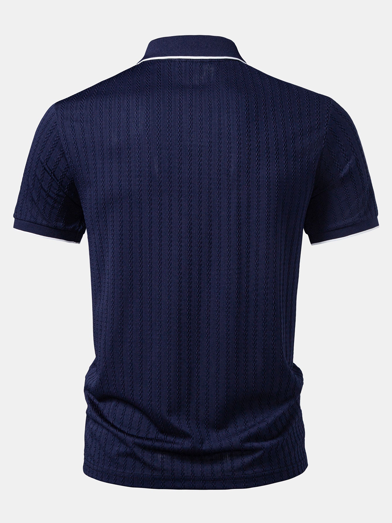The Contrast Knit Polo