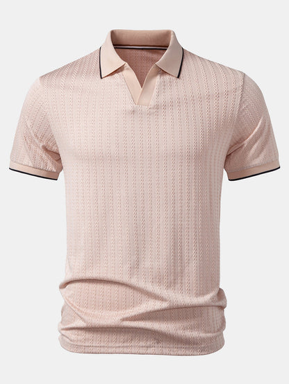 The Contrast Knit Polo