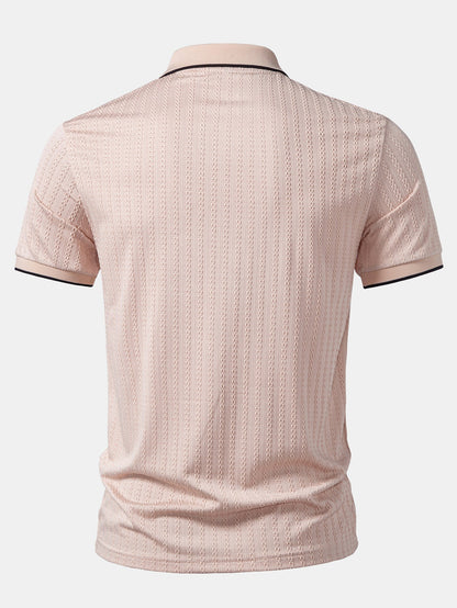 The Contrast Knit Polo