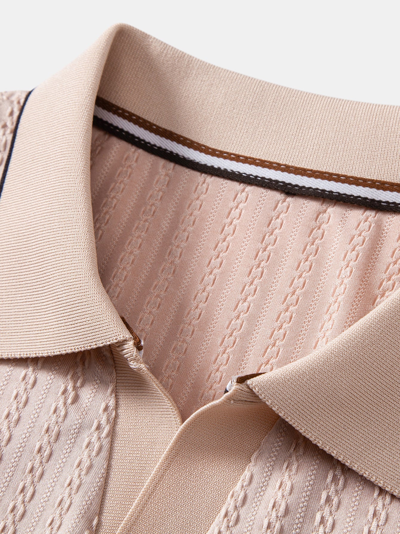 The Contrast Knit Polo