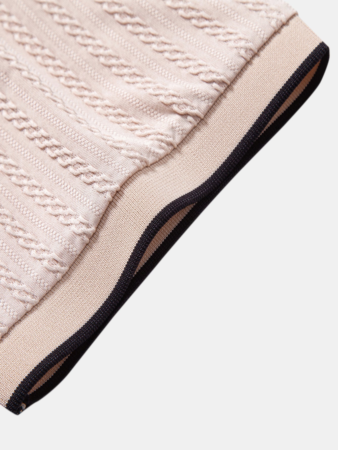 The Contrast Knit Polo