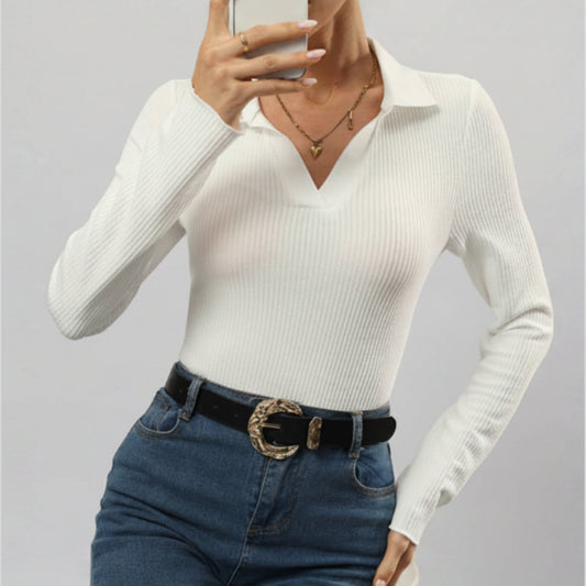The Federica Ribbed Polo