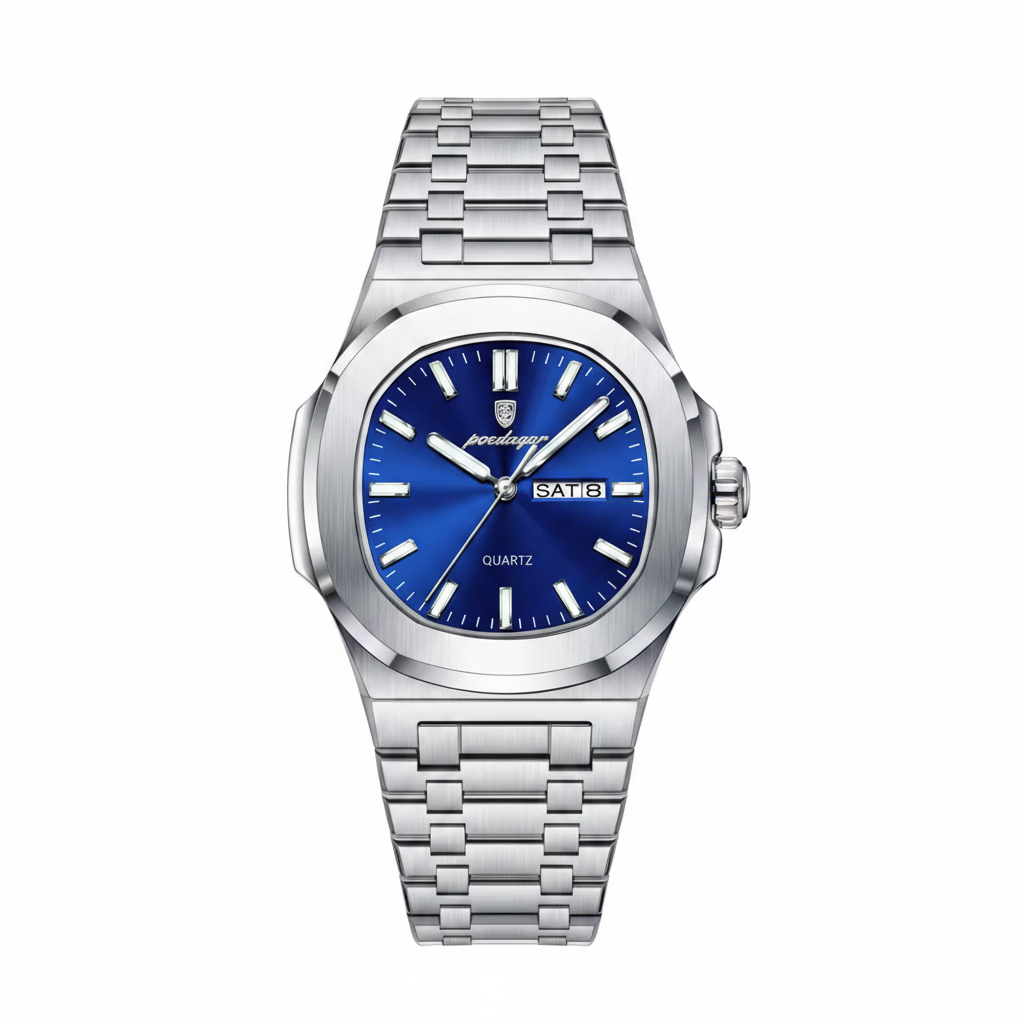 The Monaco Steel Watch