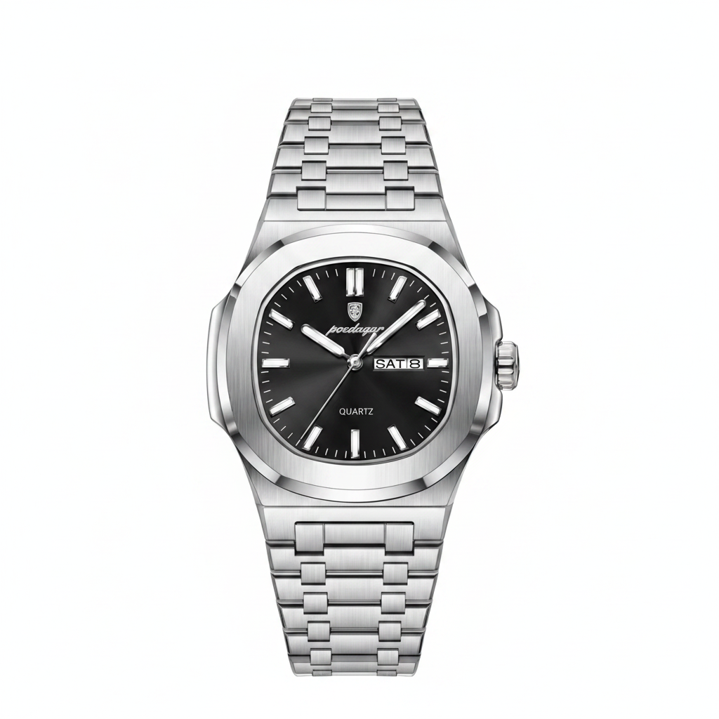 The Monaco Steel Watch